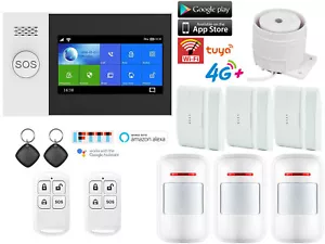 Sistema di allarme di sicurezza domestica wireless S15 WiFi Cloud 4G Tuya APP + Alexa + Google Home - Foto 1 di 12