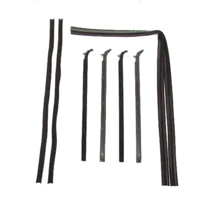 Beltline Molding & Glass Run Channel Weatherstrip Kit For 1980-1989 Dodge D100 - Image 1 of 4