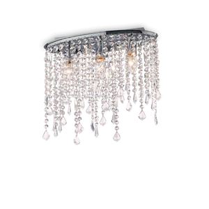 Rain pl3 lampada soffitto pendagli cristallo con gocce e ottagoni - Foto 1 di 1