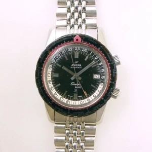 ENICAR Sherpa Guide33 GMT World Time 1960s Automatic 42.5mm cal.AR1146/33 watch - Picture 1 of 4