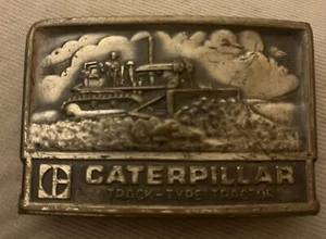 CAT Caterpillar Track Type Tractor Construction Belt Buckle - Picture 1 of 2