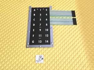 (AP) AUTOMATIC PRODUCTS SNACK VENDING MACHINE 4000, 4600, 5000 & 5500 KEY PAD - Picture 1 of 4