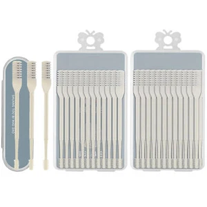 Nose Hair Trimmer Double Head Manual Nose Hair Cutter Portable - Picture 1 of 13