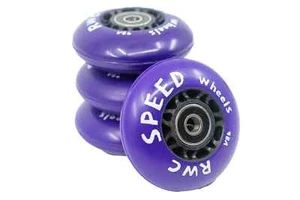 RWC Speed Wheels (4er-Pack) - Hochleistungs 72 mm 98A Rollstuhl Rugby und Bask - Bild 1 von 8