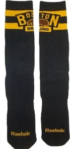 Boston Bruins Throwback Logo Reebok Socks - One Pair - Mens Size 12-15 - Picture 1 of 1