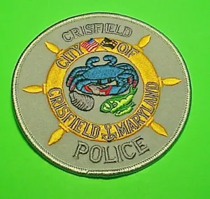 PARCHE POLICIAL CRISFIELD MARYLAND MD (CANGREJO CAPARAZÓN AZUL) 4" ¡¡ENVÍO GRATUITO!!! - Imagen 1 de 1