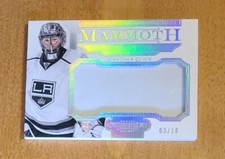2013-14 Panini Dominion Mammoth Patch 3/10 Jonathan Quick #M-JQ Game Used Patch 