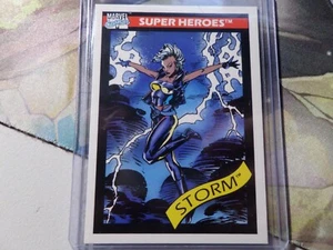 Key 1990 Impel Marvel Universe Series 1 Comics Super Heroes Storm #48 - Picture 1 of 2