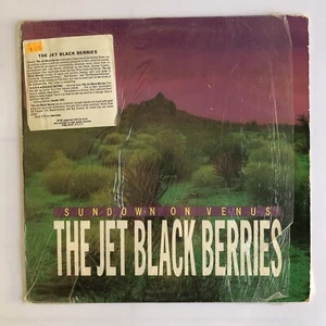 1984 The Jet Black Berries Sundown On Venus LP 12” Pink Dust Shrink Wrap Hype - Picture 1 of 4