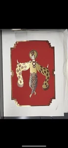Erte “Willow Tree”Embossed Color Serigraph Hand Signed & Numbered - Picture 1 of 1