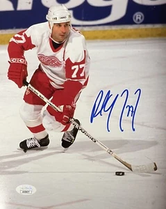 Paul Coffey 3x Stanley Cup Champ Detroit Red Wings Defenseman Signed 8x10 JSA - Picture 1 of 1