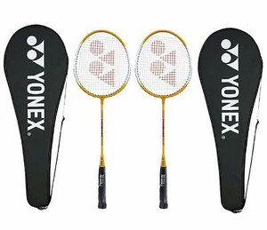 Raqueta de bádminton de mezcla de aluminio BEST con cubierta completa, juego de 2 - Imagen 1 de 2