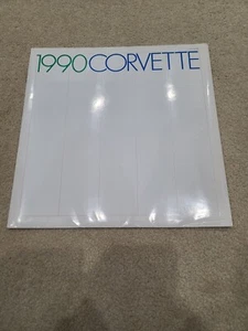 1990 CHEVROLET CORVETTE BOOK Dealer Sales Brochure Album - Picture 1 of 9