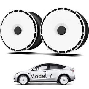 (4-Pack) Wheel Covers for Tesla Model Y, Full Coverage Rim Protector, Snap-On Hu - Bild 1 von 8