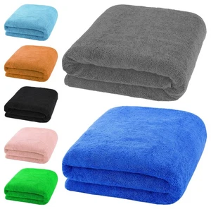 New Extra Large Super Jumbo Bath Sheet 100x200cm Egyptian Cotton XXL Bath Sheets - Picture 1 of 81