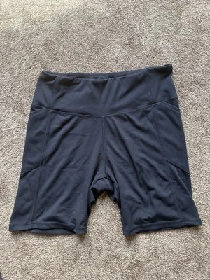 Pantalones cortos de spandex para mujer Juicy Couture talla grande negros Foto 1 de 3