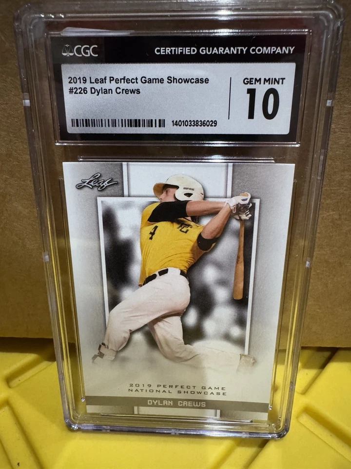 2019 Leaf Perfect Game National Showcase - Dylan Crews #226 (RC) GEM MINT 10 - Image 1 of 1