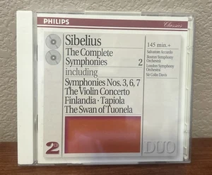 Sibelius: The Complete Symphonies II , Davis- Phillips 2 CD - LSO- BSO- - Imagen 1 de 3