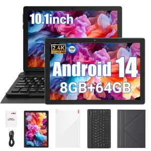 2025 Tab Android 14 Tablet PC 8 GB RAM+64 GB ROM 4 Core 1280x800 HD WiFi 6000mAh - Picture 1 of 16