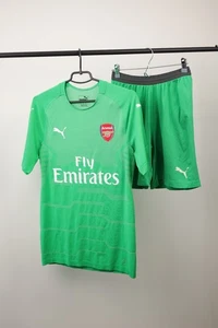 FC Arsenal London 2018-2019 Goalkeeper Jersey size XL Puma Kit Shorts size M - Picture 1 of 10