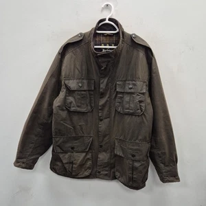 Barbour Trooper Utility Wax Waterproof Black Rain Country Jacket Coat Size XL - Bild 1 von 13