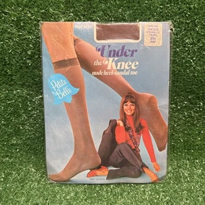 Vintage 1970s Petite Belle Woolworth Under The Knee Nylon Tights One Size - Picture 1 of 3