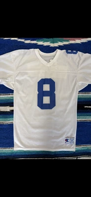 Camiseta deportiva vintage de los Dallas Cowboys para hombre grande de fútbol americano de la NFL Aikman años 90 Foto 1 de 4