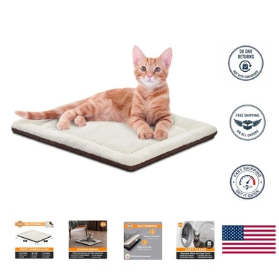 Almohadilla de cama autocalentable para gato K&H 21x17 pulgadas - Ideal para mascotas pequeñas, fácil cuidado y calor Foto 1 de 4