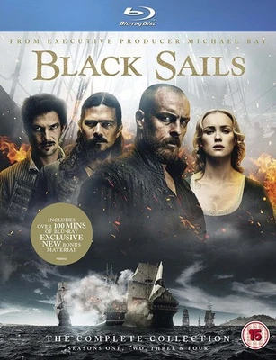 Black Sails: The Complete Collection (Seasons 1-4) (Box set, PAL) Toby Stephens - Image 1 of 3