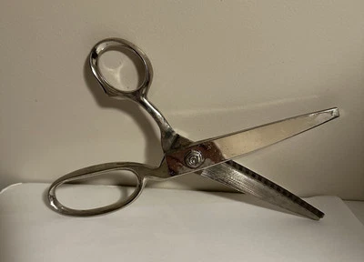 Vintage Hoffritz Italy M Steel Finest Quality Pinking Shears Scissors Zigzag 8” - Image 1 of 4