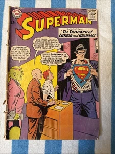 Superman #173 DC Comic Raw Lex Luthor e Braniac App Curt Swan Art novembre 1964 - Foto 1 di 6