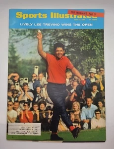 Sports Illustrated 1968 edición del 24 de junio con etiqueta postal Lee Trevino - Imagen 1 de 2