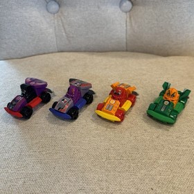 LEGO RACERS 2001 Set of 4 - 4573 Lightor, 4572 Scratch, 4569 Warrior, 4566 Gear