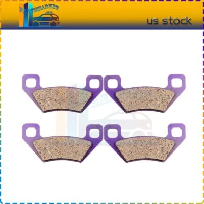 Front Carbon fiber Brake Pads Fits ARCTIC CAT 400 2005-2008 1000 2009-2012 - Image 1 of 3