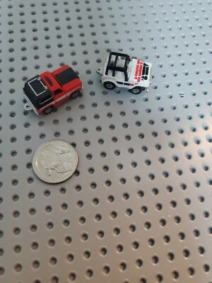 Micro Máquinas Ford Bronco Jeep rojo y blanco Foto 1 de 3