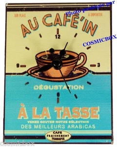 Magnet aimant PENDULE au Café in horloge publicité pub métal plaque Natives neuf - Imagen 1 de 1