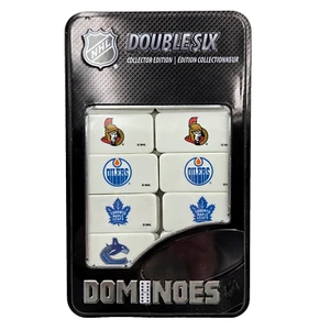 Dominoes NHL Hockey Canadian Teams Double-Six Collector Edition Read - Picture 1 of 7