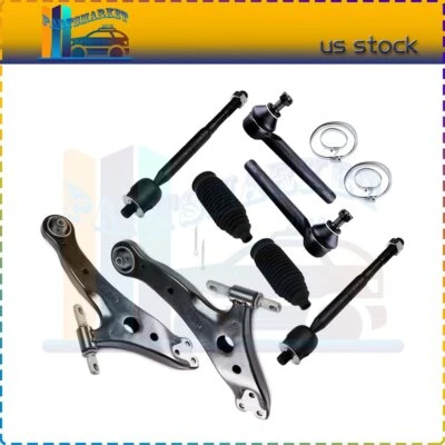 Set Of 8 Fit For 2004-2006 Lexus RX330 Front Lower Control Arm Tie Rod End Kit Foto 1 de 4