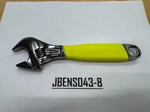 Snap-on Tools HI-VIZ 8" Soft Grip Flank Drive Plus Adjustable Wrench FADH8CHV - Picture 1 of 9