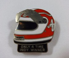 A.J. Foyt Race Helmet Only 4 Time Indy Winner Collector Lapel Pin Indy 500