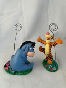 Disney Eeyore and Tigger Figurines - Picture or Card Holder