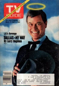 1982 TV Guide March 27 - Larry Hagman - Dallas; Kim Delaney-All My Children; - Picture 1 of 1