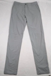 Pantalone Lululemon Commission slim fit uomo tg 31/35 grigio performance chino - Foto 1 di 9