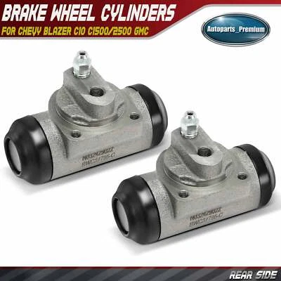 2xRear Left &Right Drum Brake Wheel Cylinder for Chevy Blazer C10 C1500/2500 GMC - Image 1 of 4