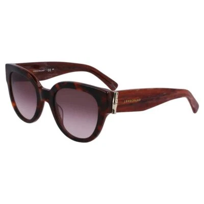 New Longchamp LO-733S 230 Havana Sunglasses with Brown Gradient Lenses - Image 1 of 2