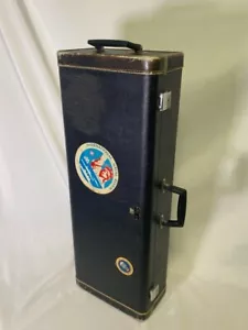 Vintage Tenor Saxophone & Clarinet Double Hard Case - Durable, Usable Condition - Picture 1 of 14
