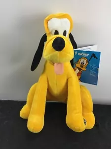 Disney,Mickey&Friends,Pluto,Plüschfigur,Plüschtier,gelb,klein,bestickt,Sound - Bild 1 von 8