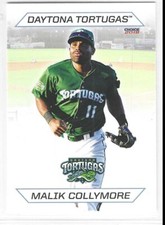 2018 Choice Daytona Tortugas #6 Malik Collymore Cincinnati Reds