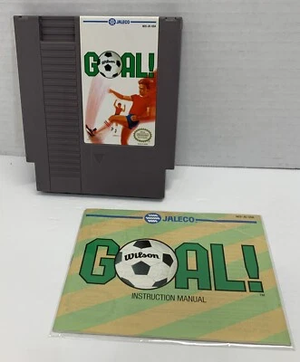 Goal! (Nintendo NES, 1989) Game With Manual Tested - Image 1 of 4