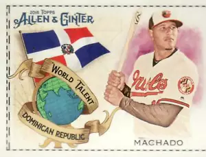 2018 ALLEN &GINTER MANNY MACHADO WORLD TALENT CARD - Picture 1 of 1